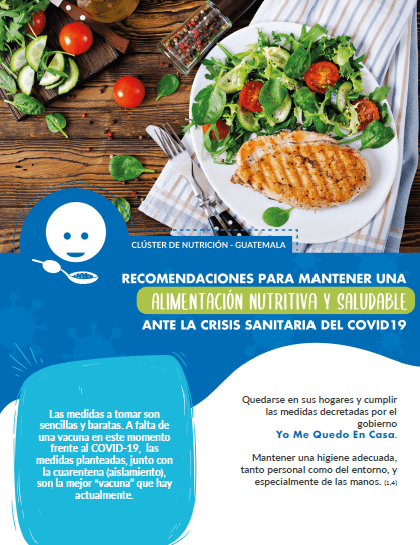 Alimentación nutritiva ante la Covid19