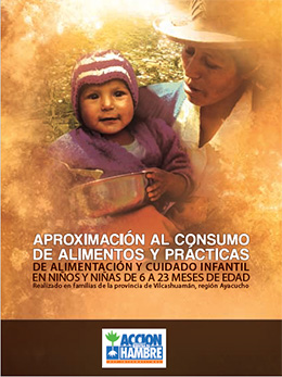 Publicación: Aproximación al consumo de alimentos y practicas de alimentación y cuidado infantil en niños y niñas de 6 a 23 meses de edad