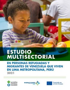 Estudio multisectorial en personas refugiadas y migrantes de Venezuela que viven en Lima metropolitana, Perú