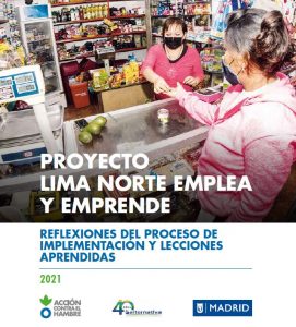 Proyecto Lima norte emplea y emprende, reflexiones del proceso de implementación y lecciones aprendidas