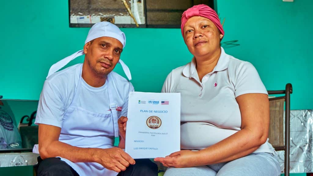 Emprendedores venezolanos, beneficiarios del programa Vives Emprende