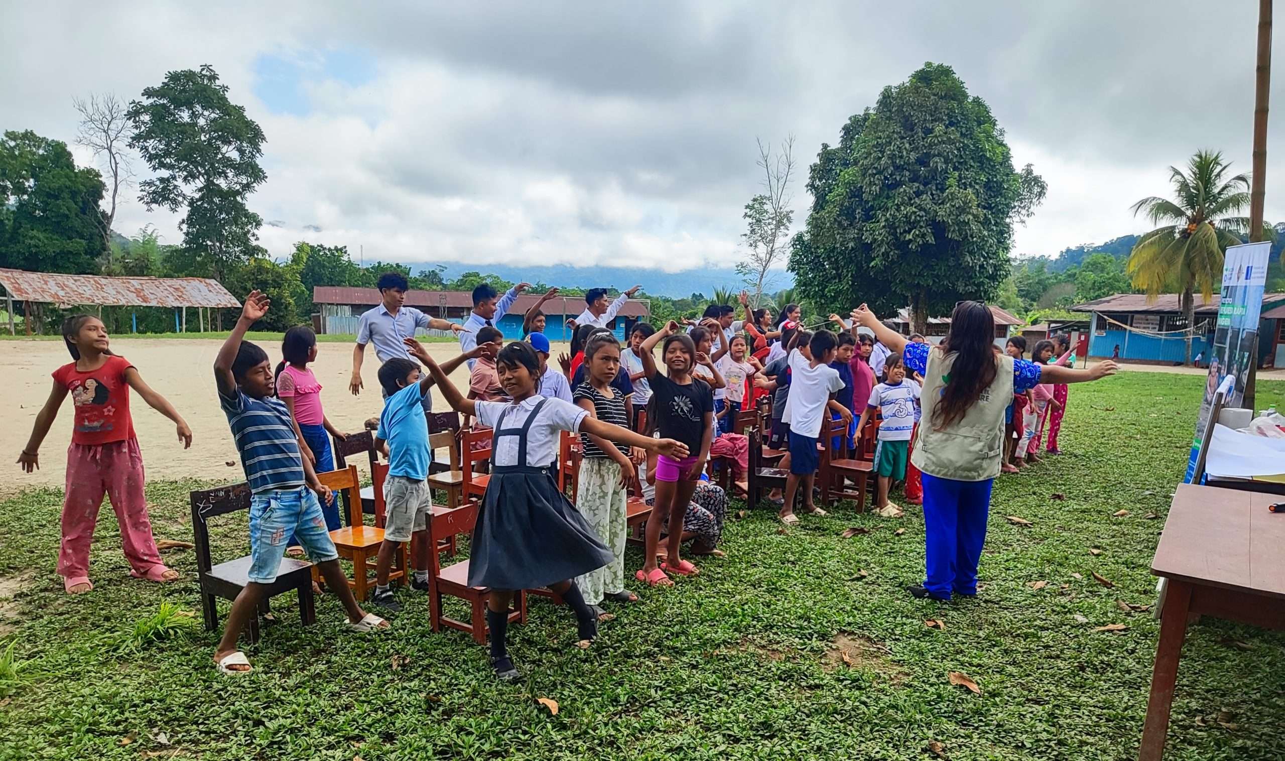 Acción contra el Hambre realiza talleres de salud mental, alimentación saludable y género en comunidades awajún de Imaza, Amazonas
